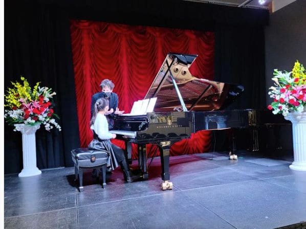 Public piano in Vancouver, British Columbia, Canada