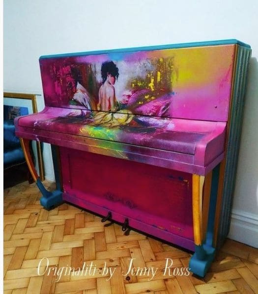 Public piano in Park County, Colorado, United States