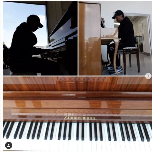 Public piano in Mole Valley, England, United Kingdom