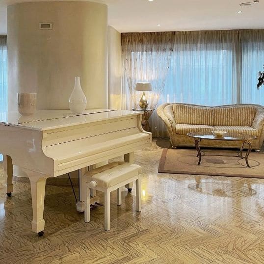 Public piano in Rimini, Emilia-Romagna, Italy