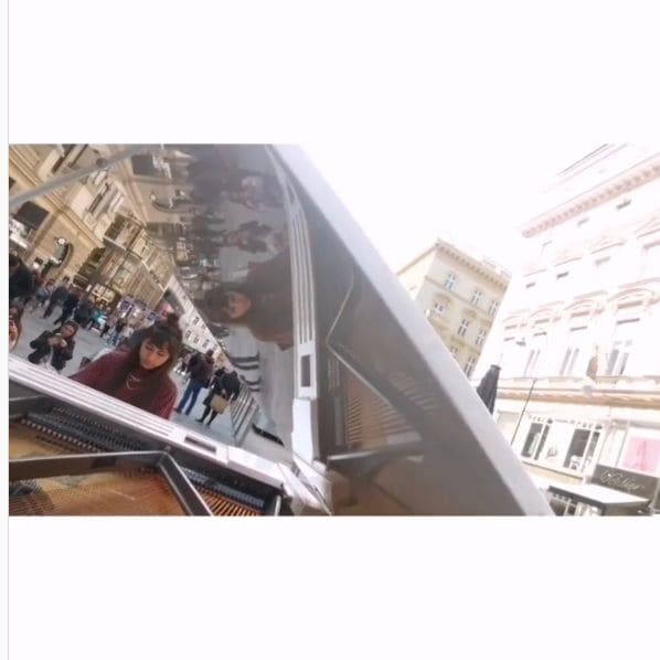 Public piano in Vienna, Austria