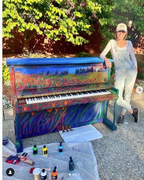 Public piano in Contra Costa County, California, United States