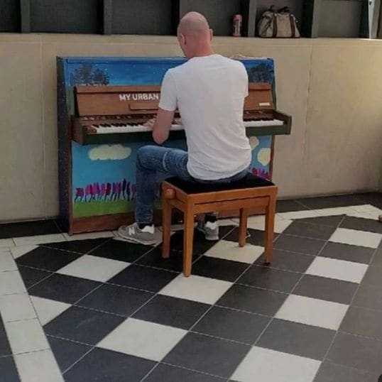 Public piano in Luxembourg, Luxembourg