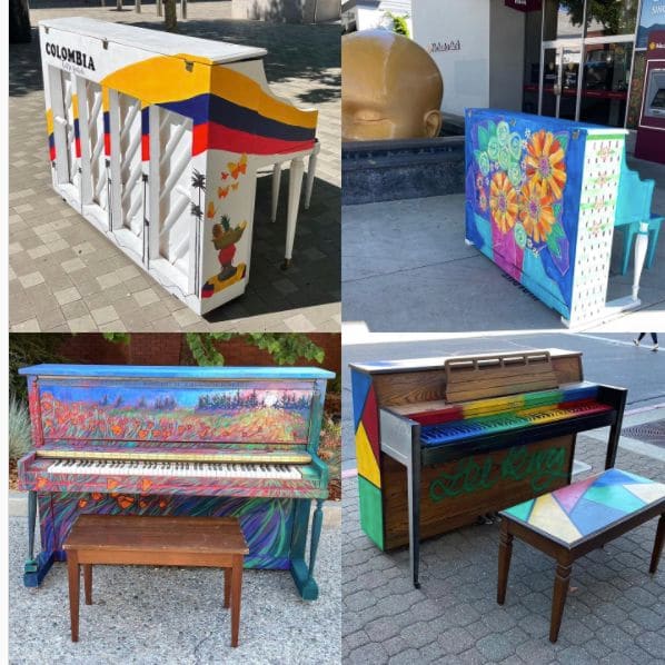 Public piano in Contra Costa County, California, United States