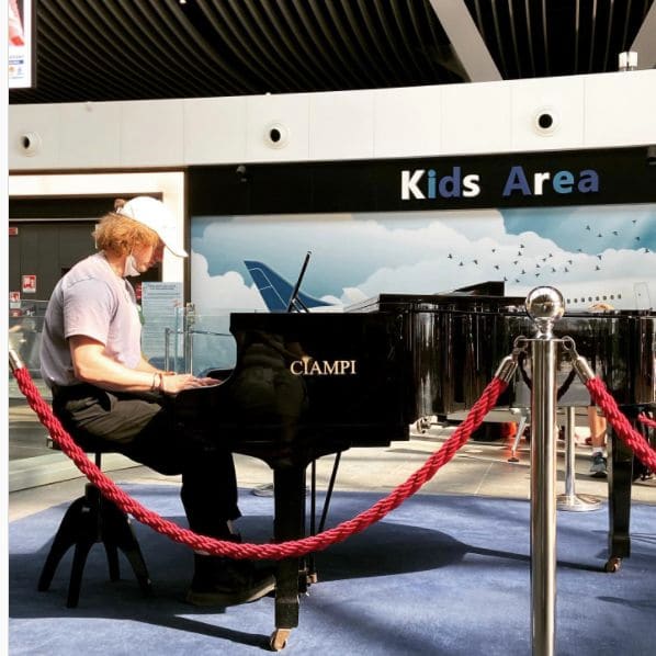Public piano in Roma Capitale, Lazio, Italy