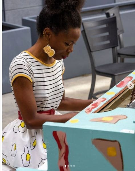 Public piano in Contra Costa County, California, United States