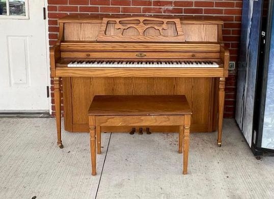 Public piano in Macomb County, Michigan, United States