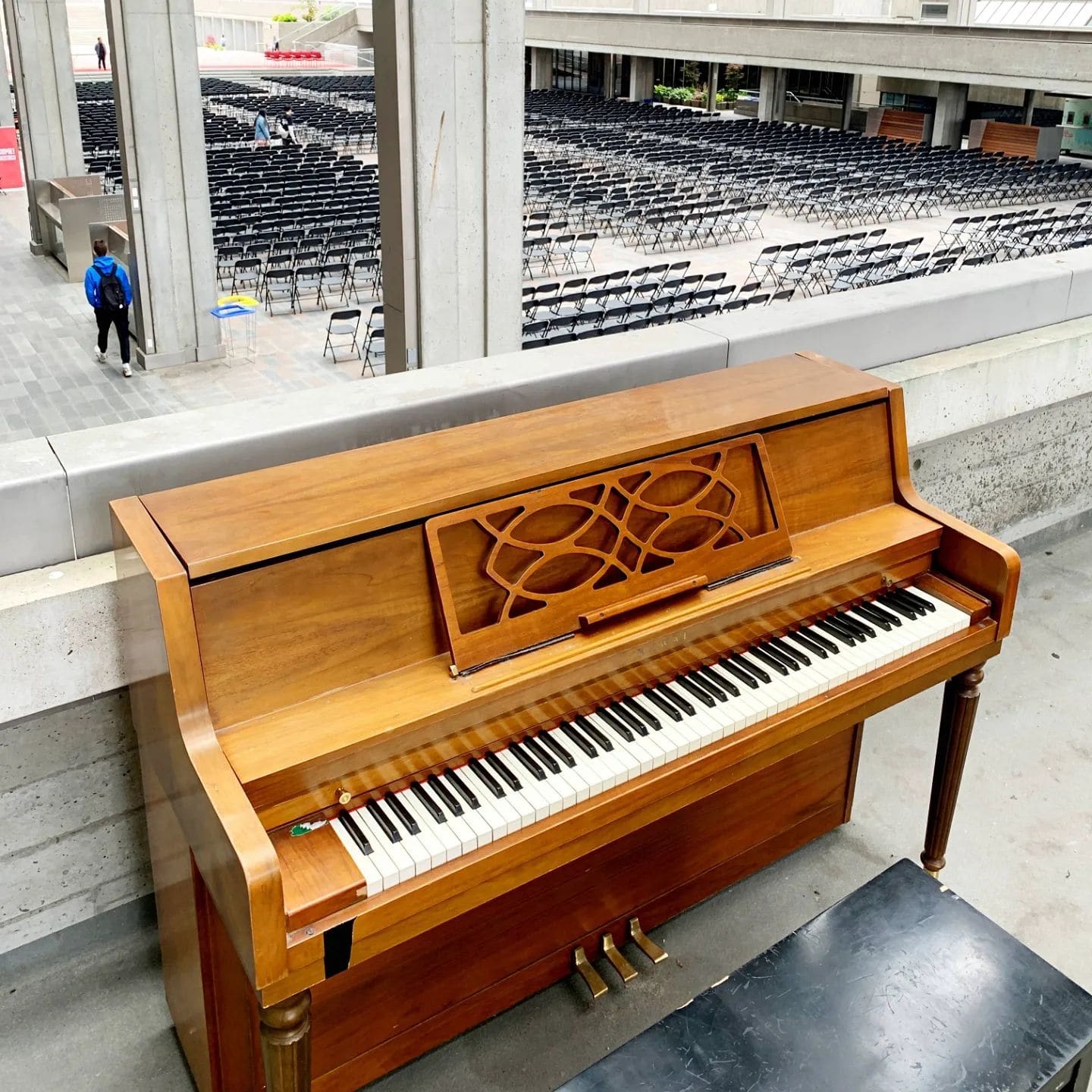 Public piano in Burnaby, British Columbia, Canada