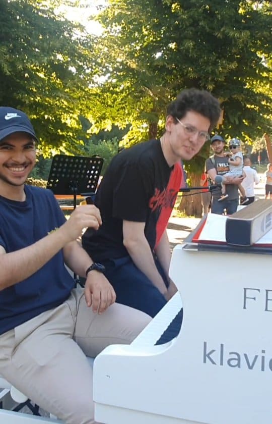 Public piano in Vienna, Austria