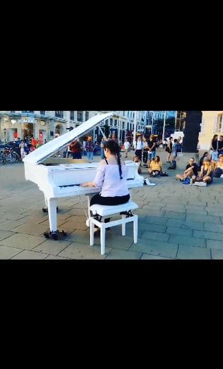 Public piano in Vienna, Austria