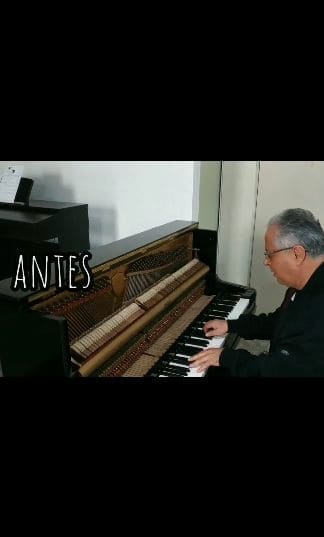 Public piano in São Paulo, São Paulo, Brazil
