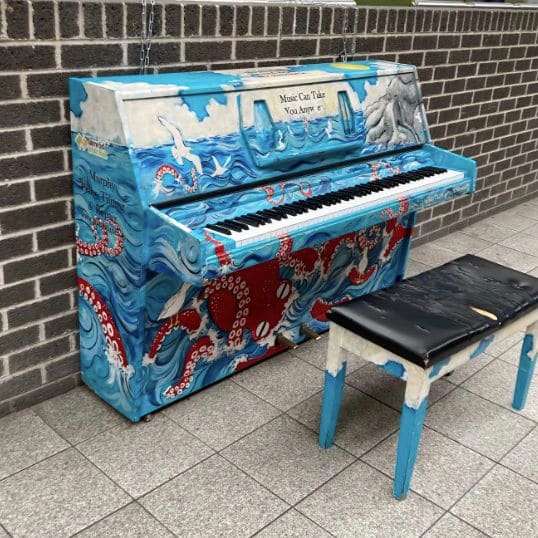 Public piano in Dublin, Ireland
