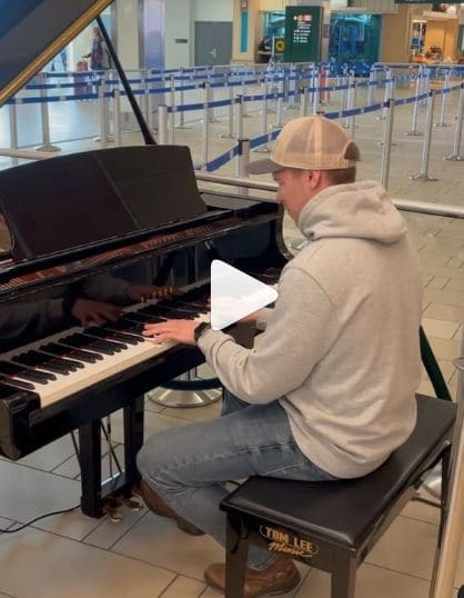 Public piano in Richmond, British Columbia, Canada