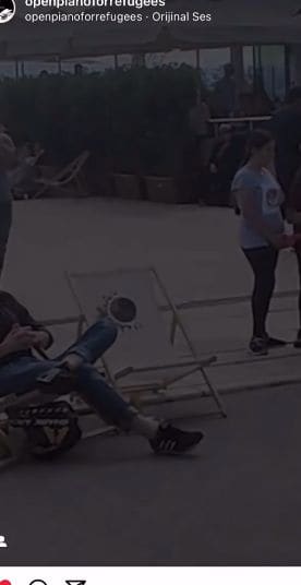 Public piano in Vienna, Austria