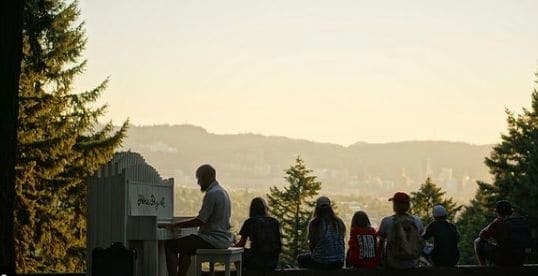 Photo of Mt. Tabor at Southeast Harvey Scott Circle, Mount Tabor, Portland, Multnomah County, Oregon, United States. biggiantdesign