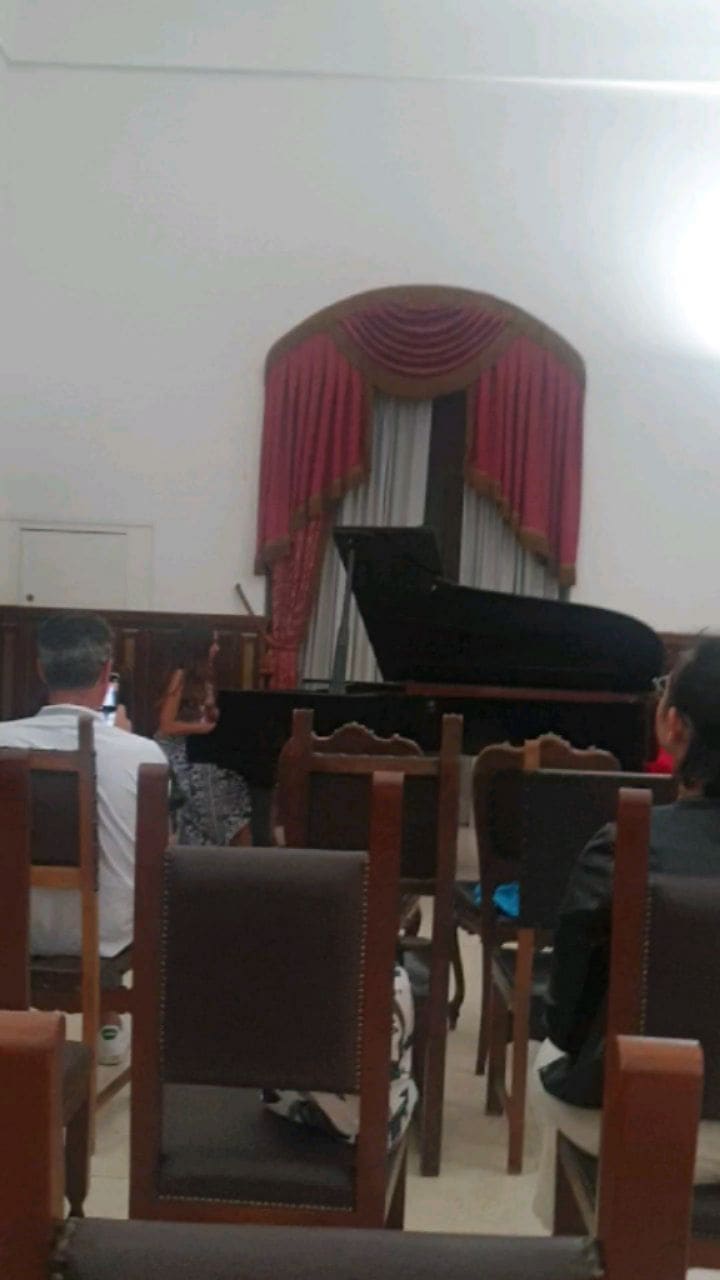 Public piano in Taranto, Apulia, Italy
