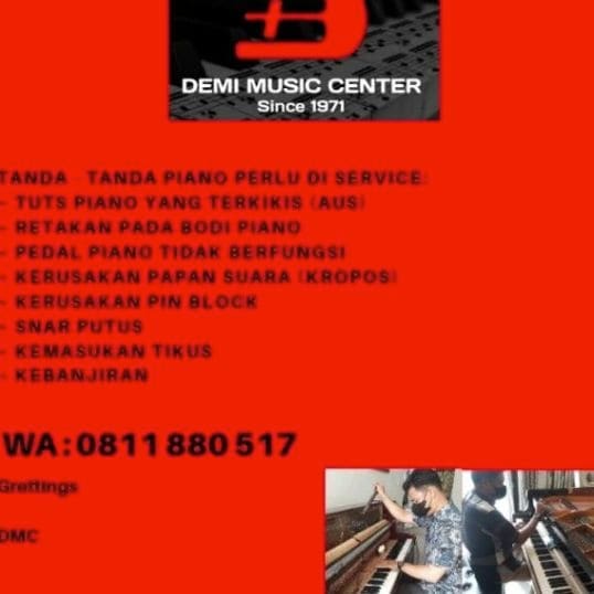 Public piano in Jakarta Special Capital Region, Indonesia