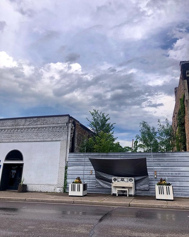 Public piano in Morrison County, Minnesota, United States
