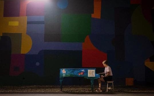 Public piano in Atlanta, Georgia, United States