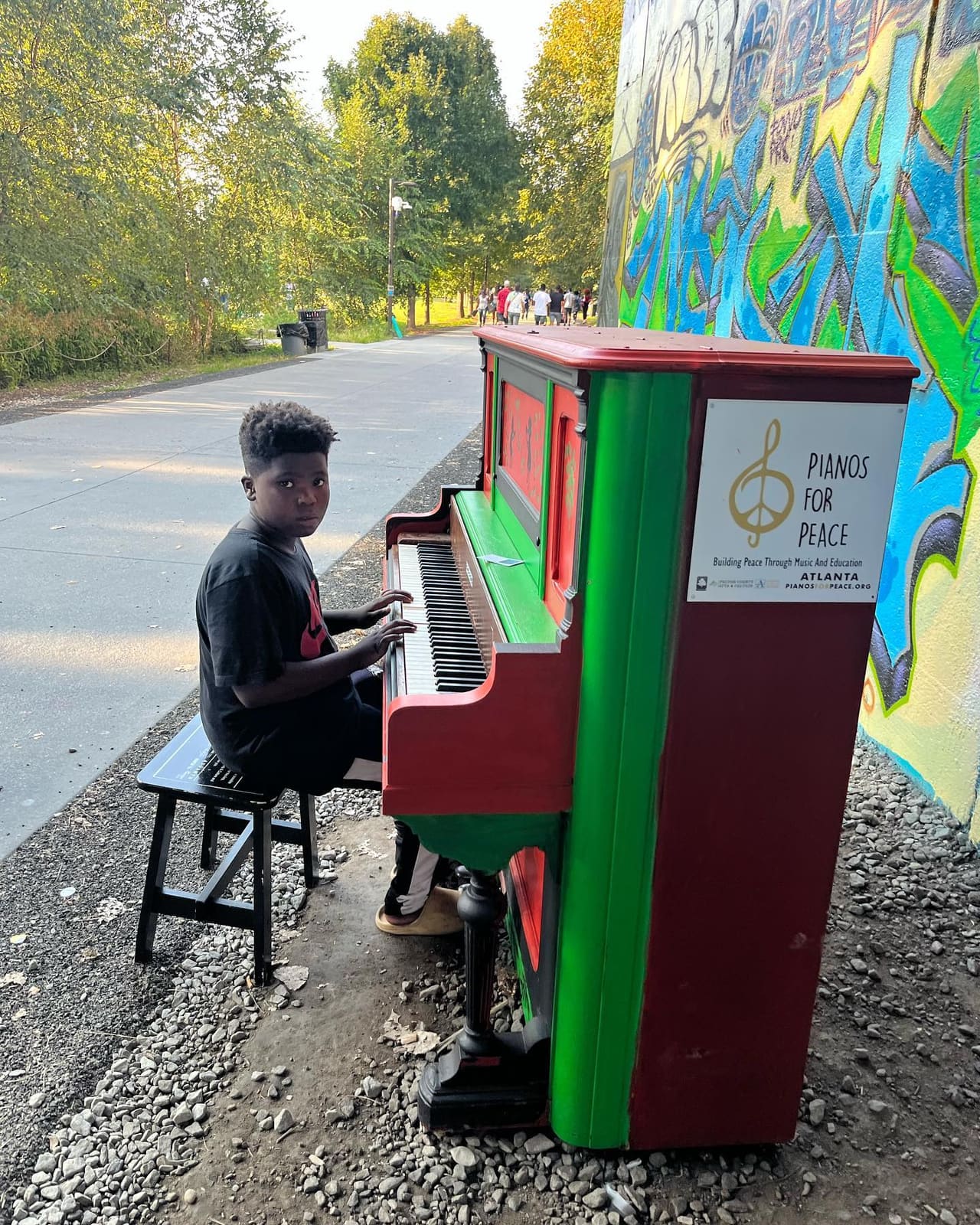 Public piano in Atlanta, Georgia, United States