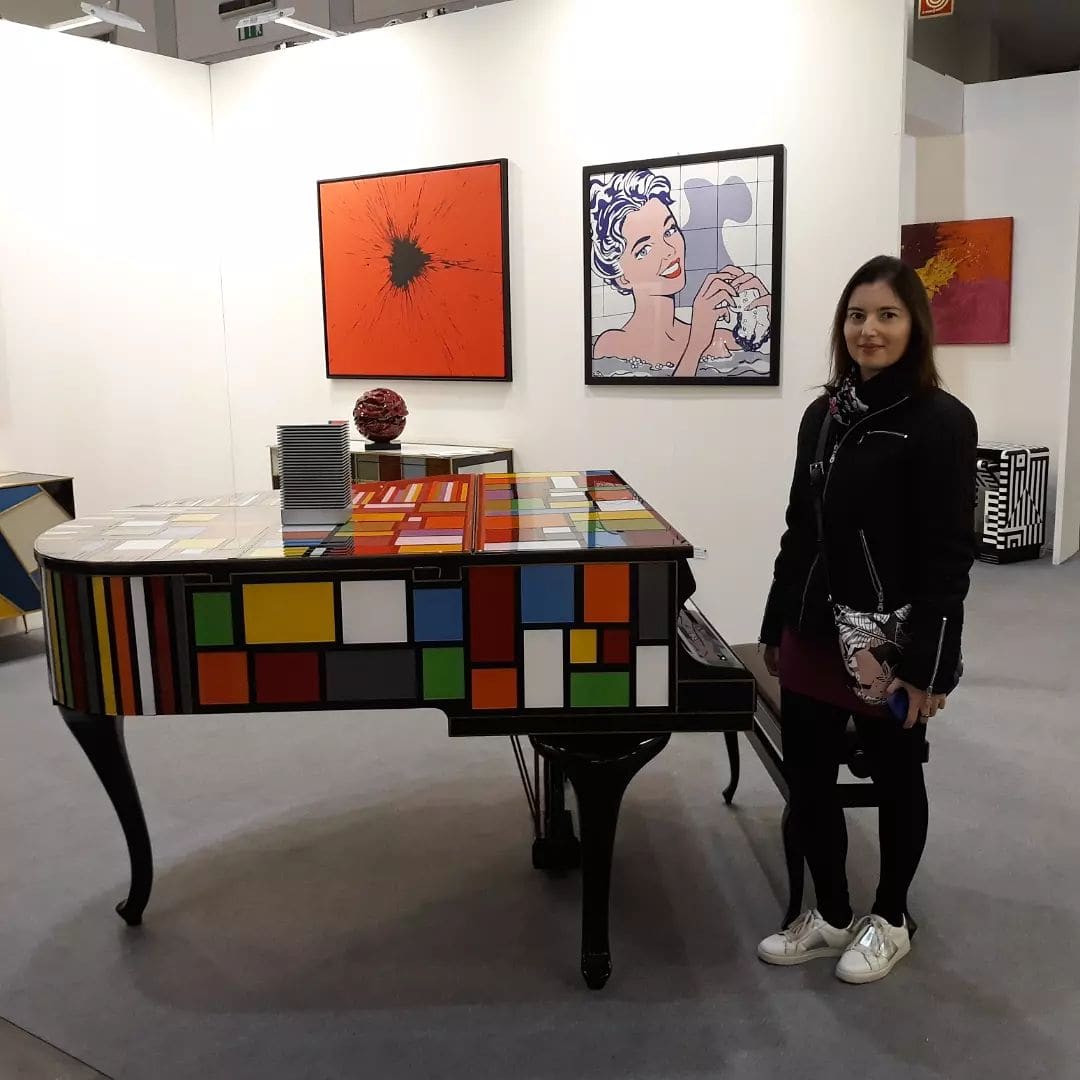 Public piano in Padua, Veneto, Italy