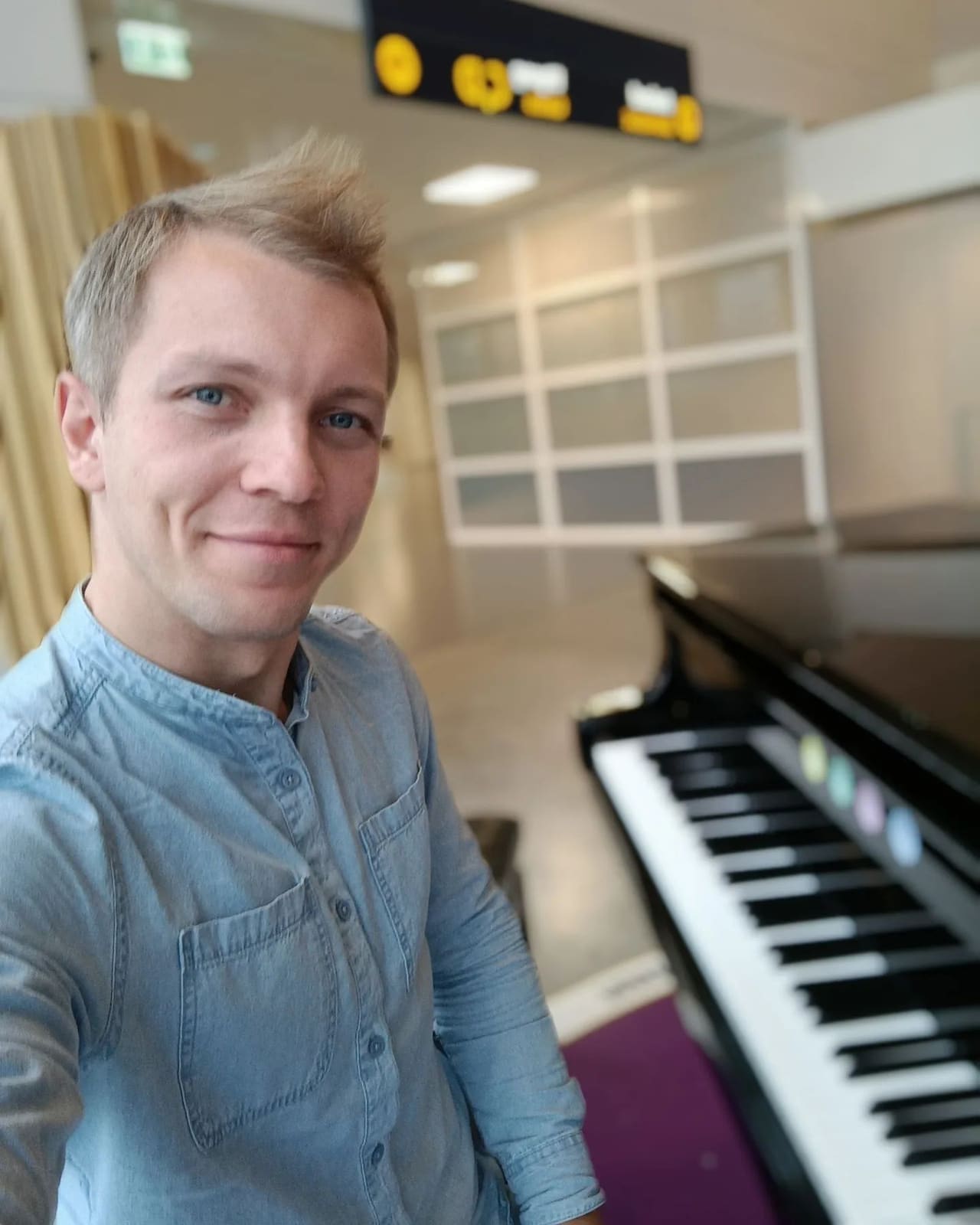 Public piano in Bergen, Norway