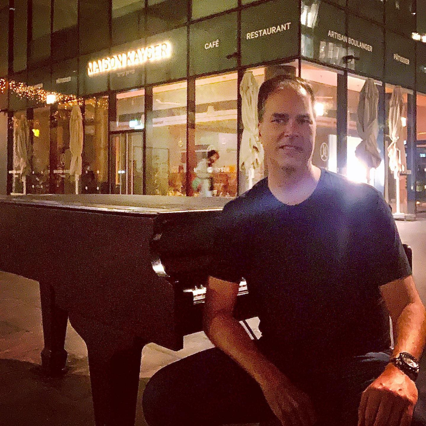 Public piano in Tel Aviv-Yafo, Tel Aviv District, Israel