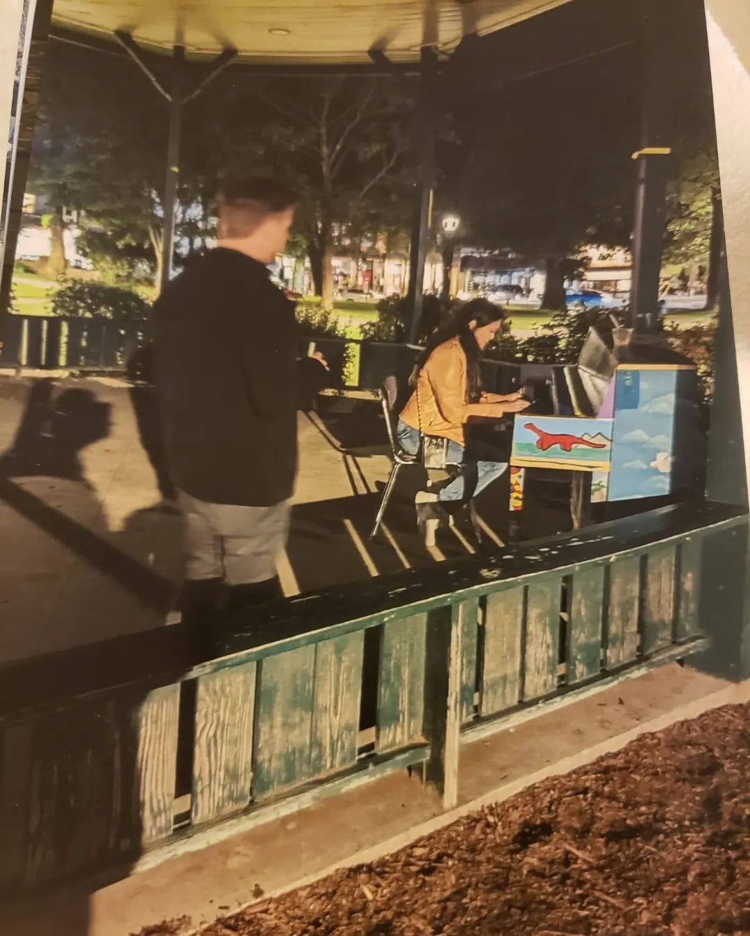 Public piano in Hancock County, Maine, United States