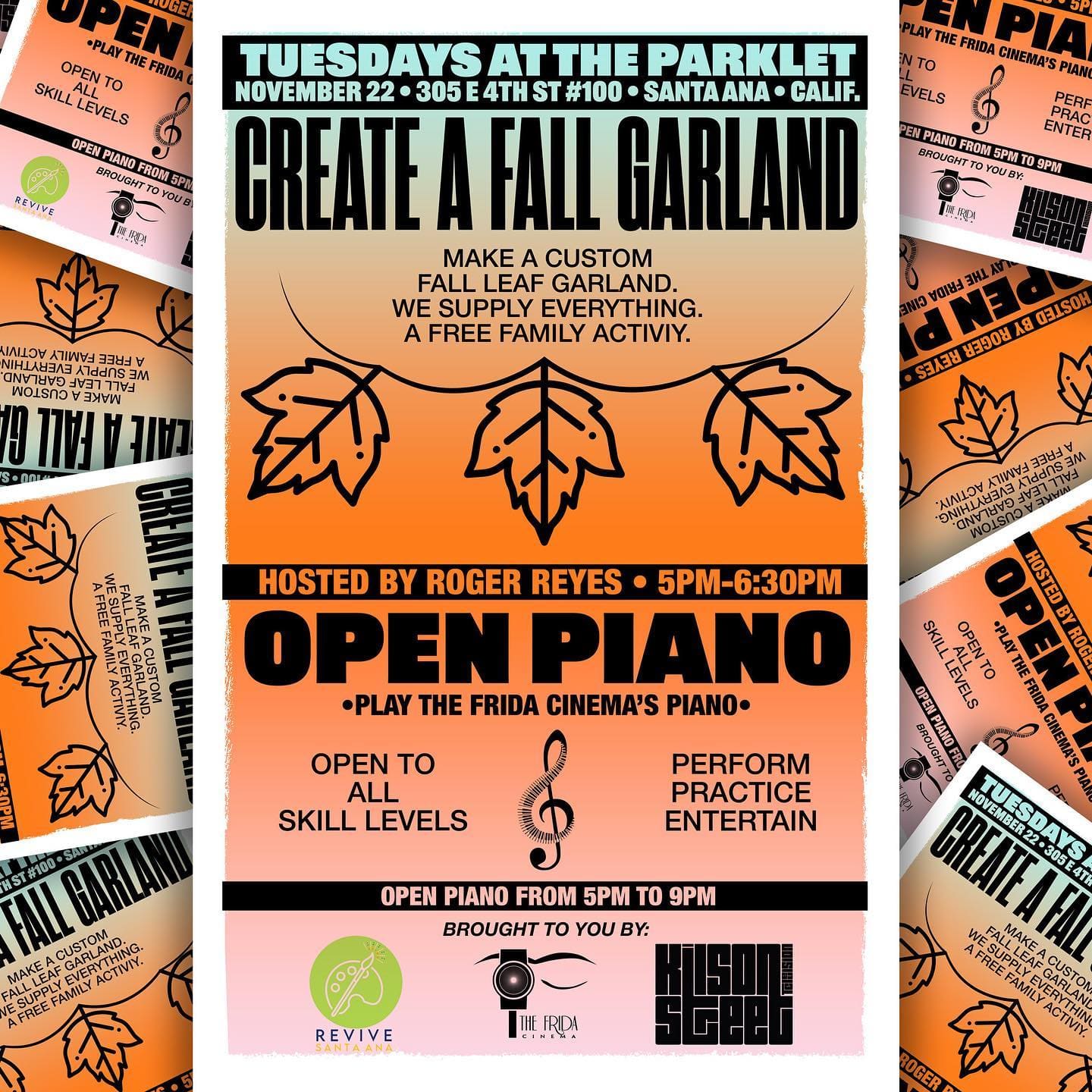 Public piano in Santa Ana, California, United States