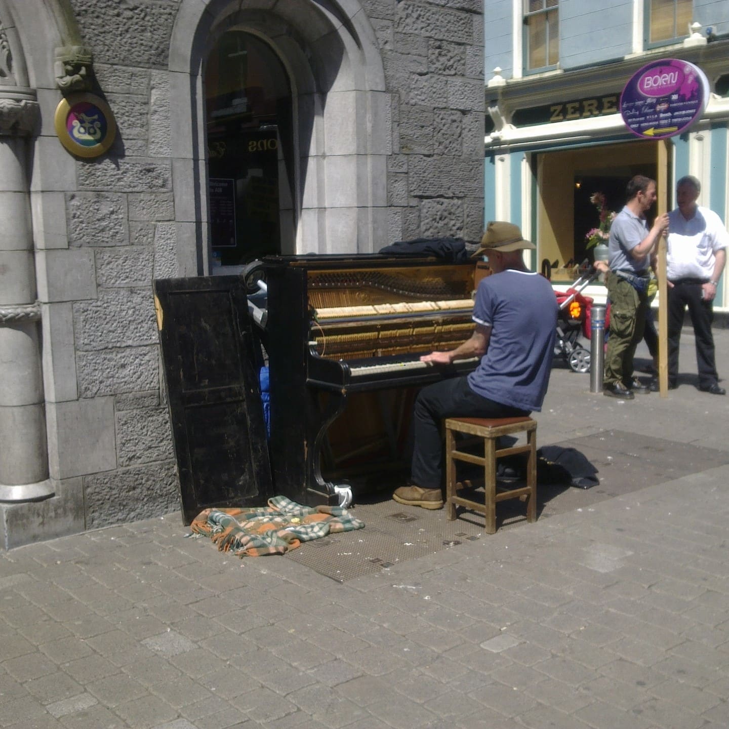 Public piano in Galway City, Ireland