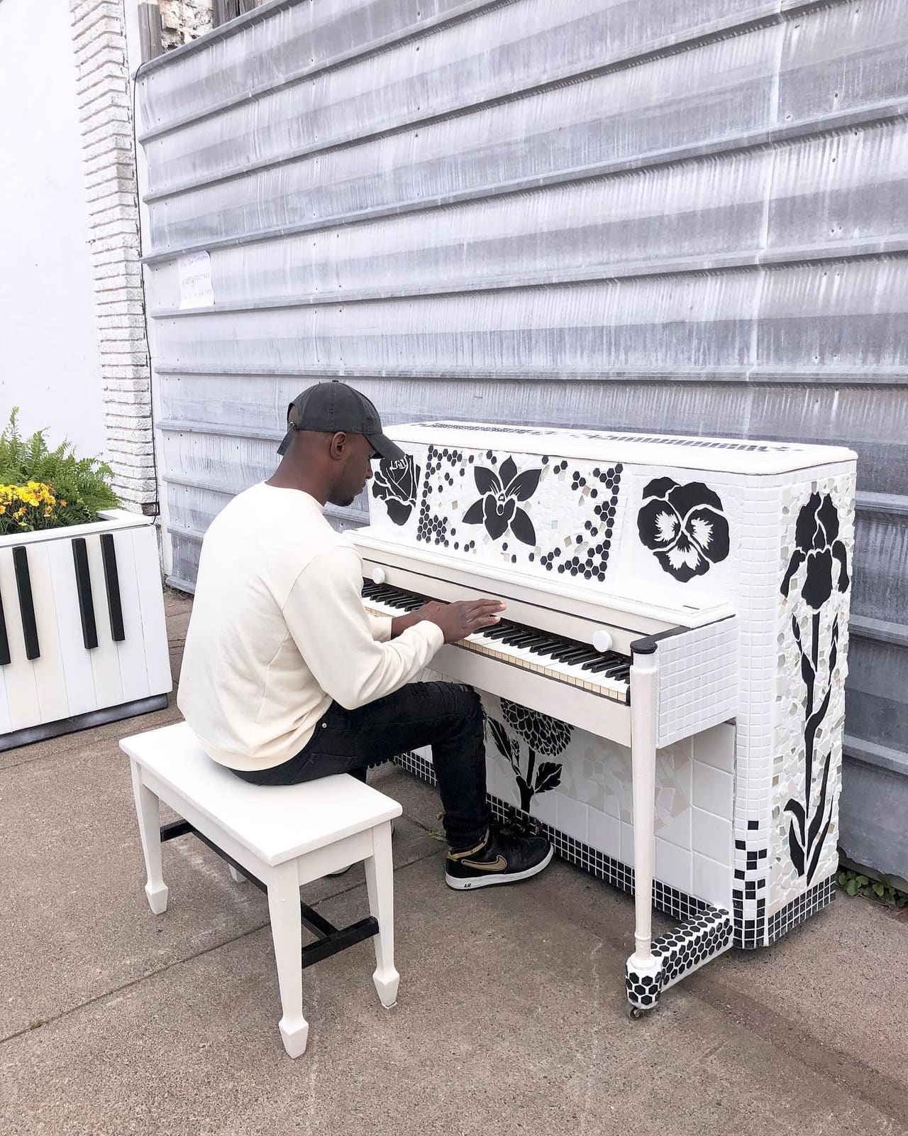 Public piano in Carlton County, Minnesota, United States