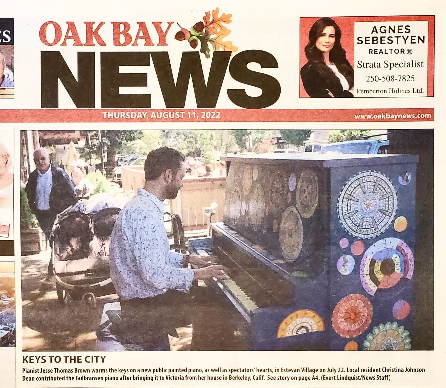 Public piano in Capital Regional District, British Columbia, Canada