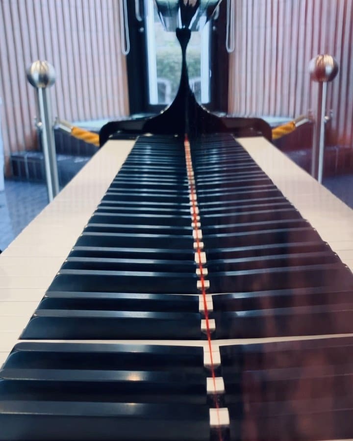 Public piano in Shinjuku, Japan