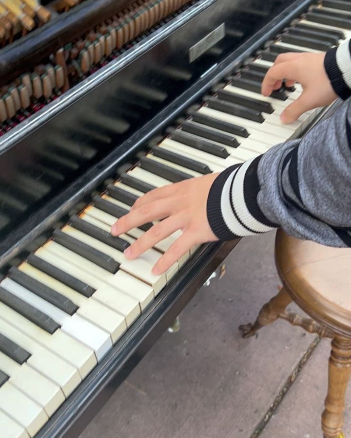 Public piano in El Paso County, Colorado, United States