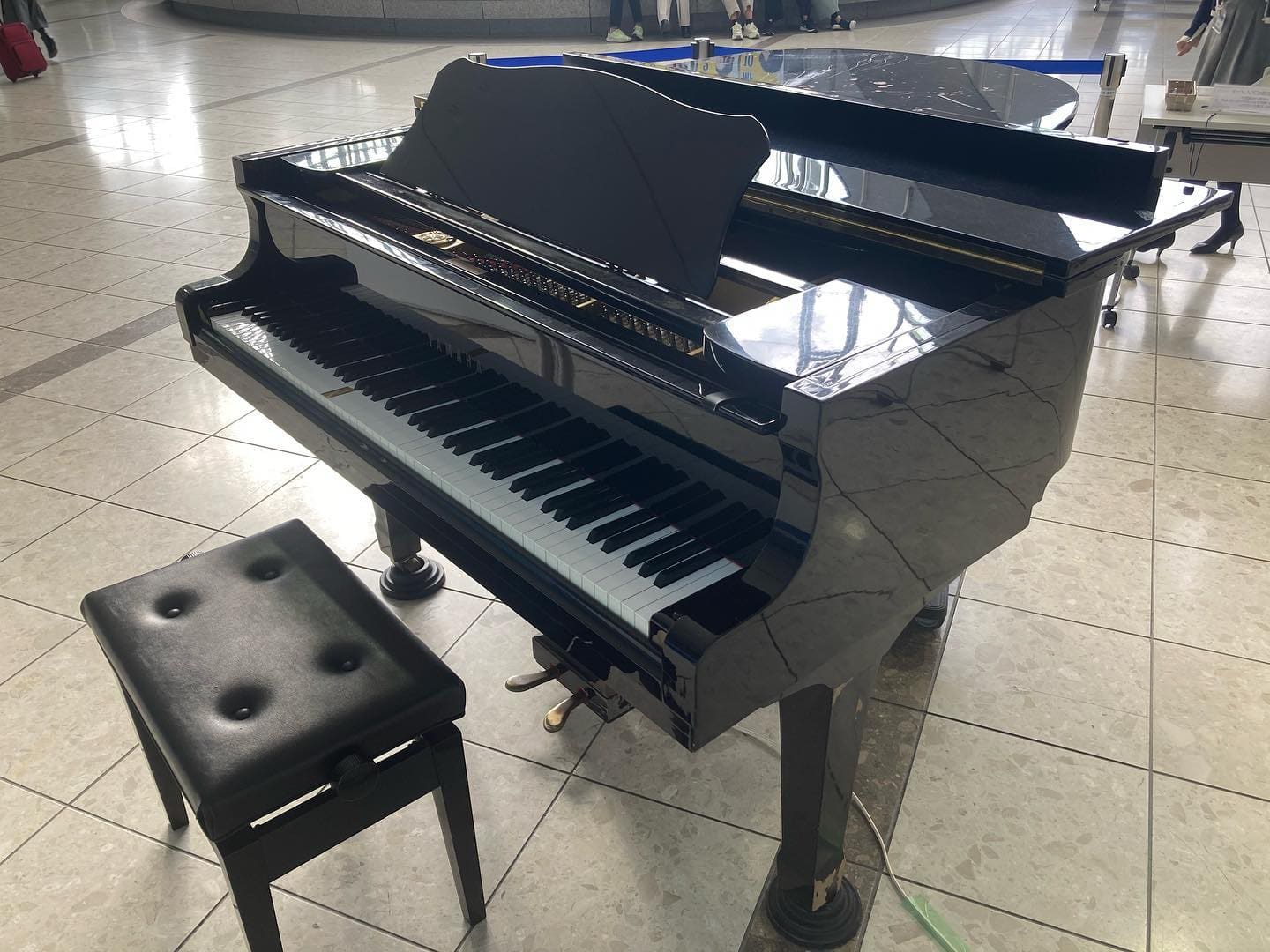 Public piano in Natori, Japan