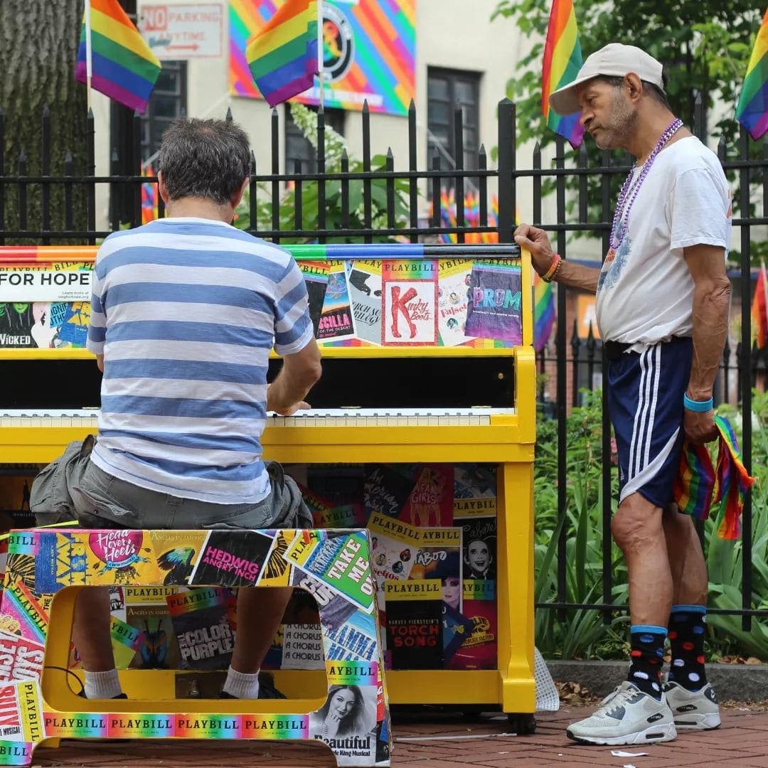 Photo of Christopher Park at 51, Christopher Street, West Village, Manhattan, New York County, New York, 10014, United States. pianist_without_borders