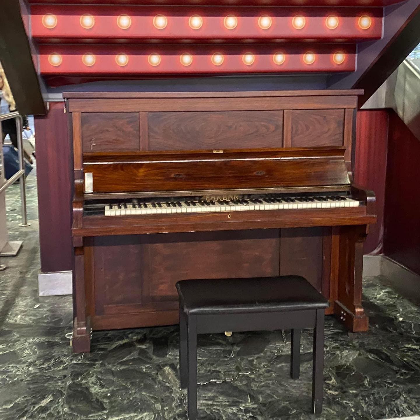 Public piano in London, England, United Kingdom