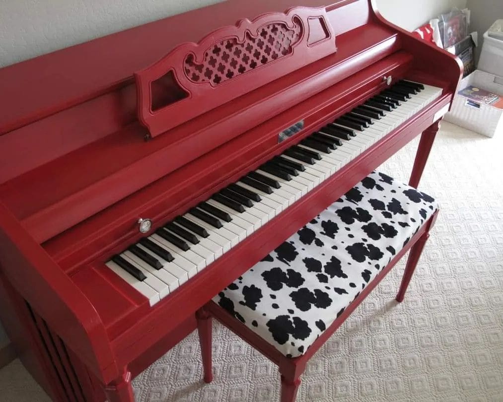 Public piano in Dane County, Wisconsin, United States
