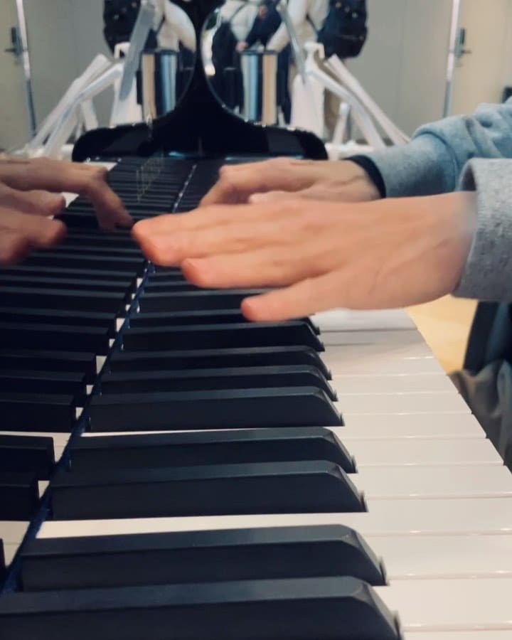 Public piano in Ota, Japan