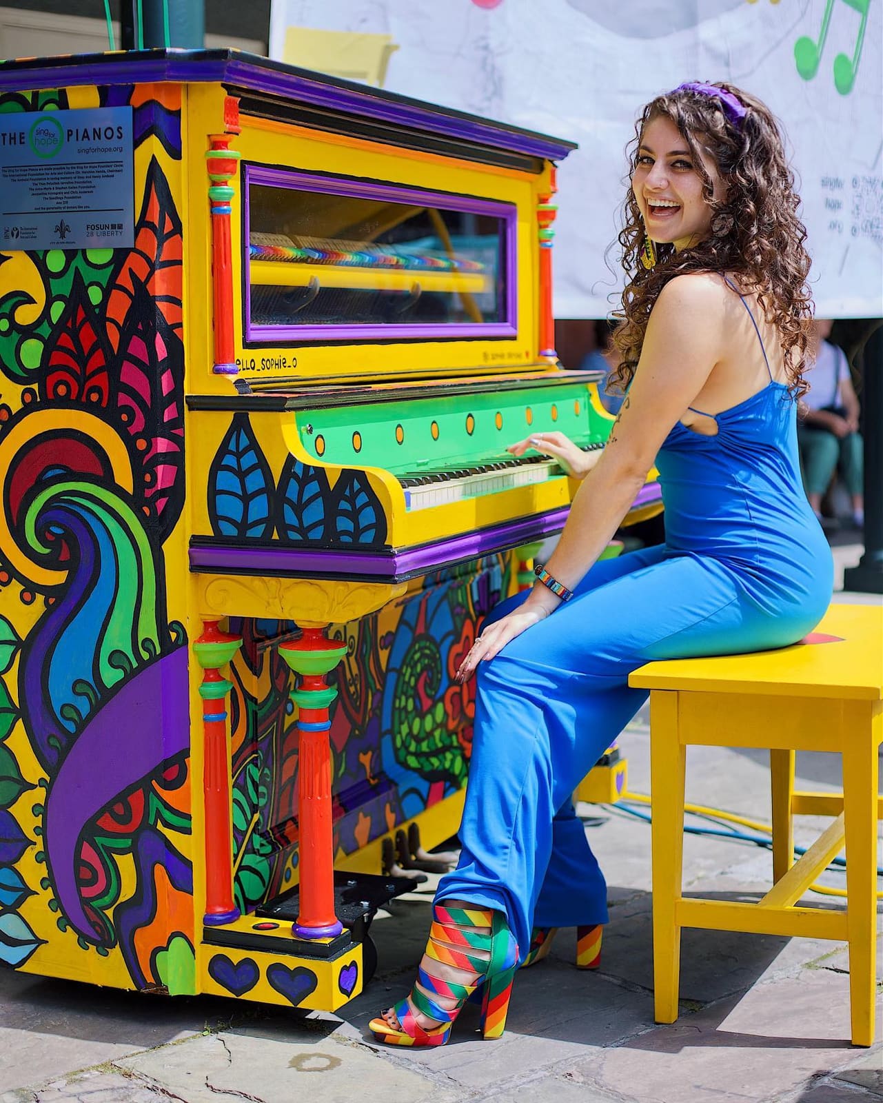 Public piano in New Orleans, Louisiana, United States