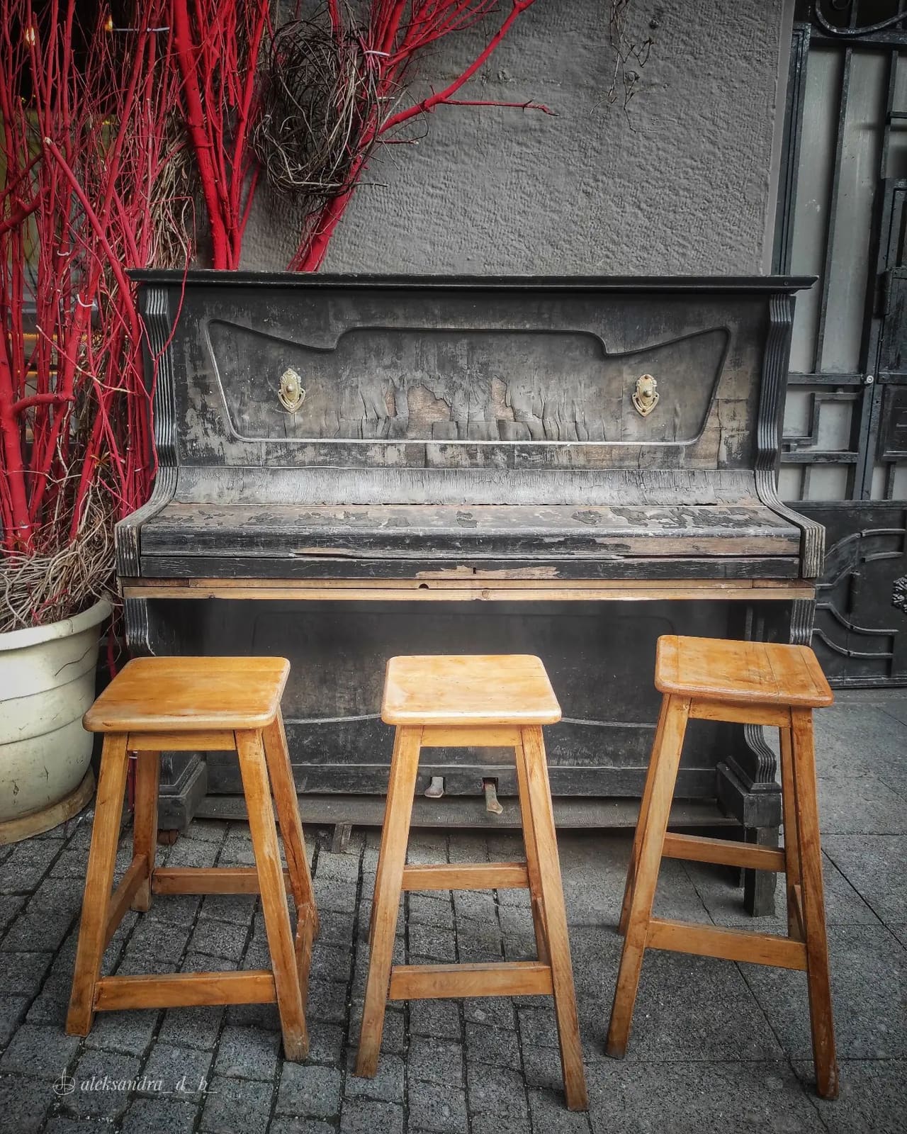 Public piano in Moscow, Moscow, Russia