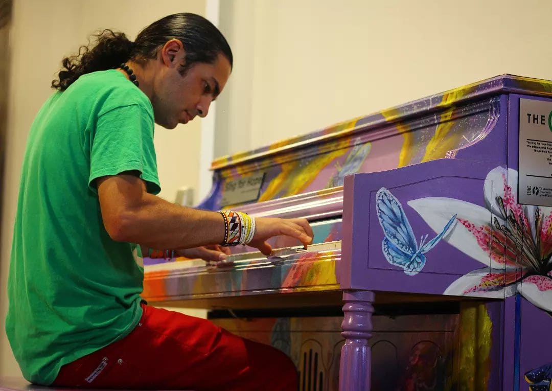 Public piano in New Orleans, Louisiana, United States