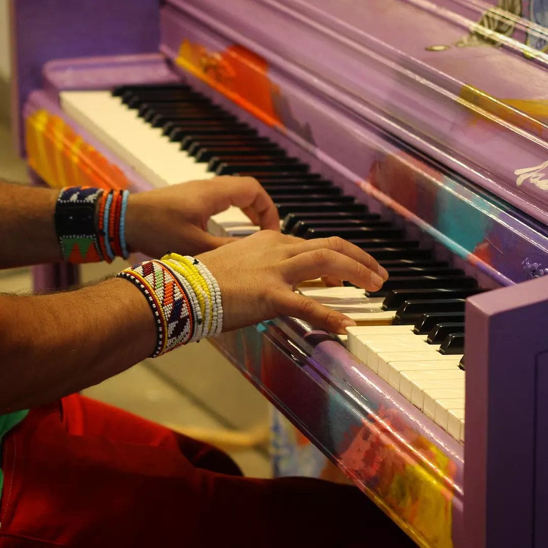 Public piano in New Orleans, Louisiana, United States
