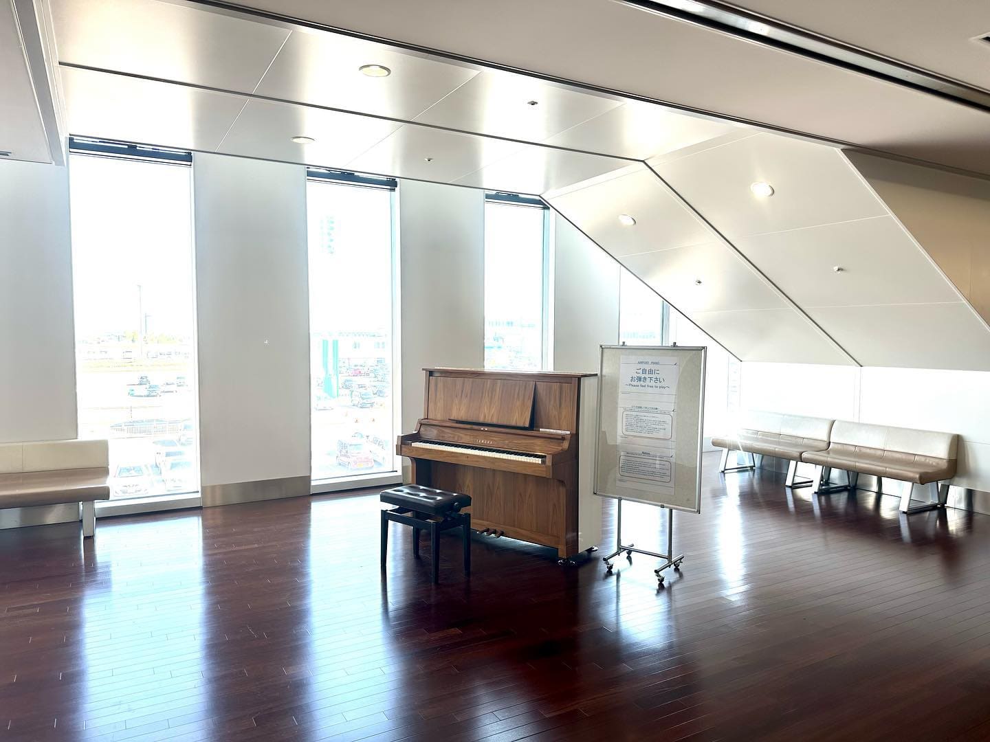 Public piano in Chitose, Japan
