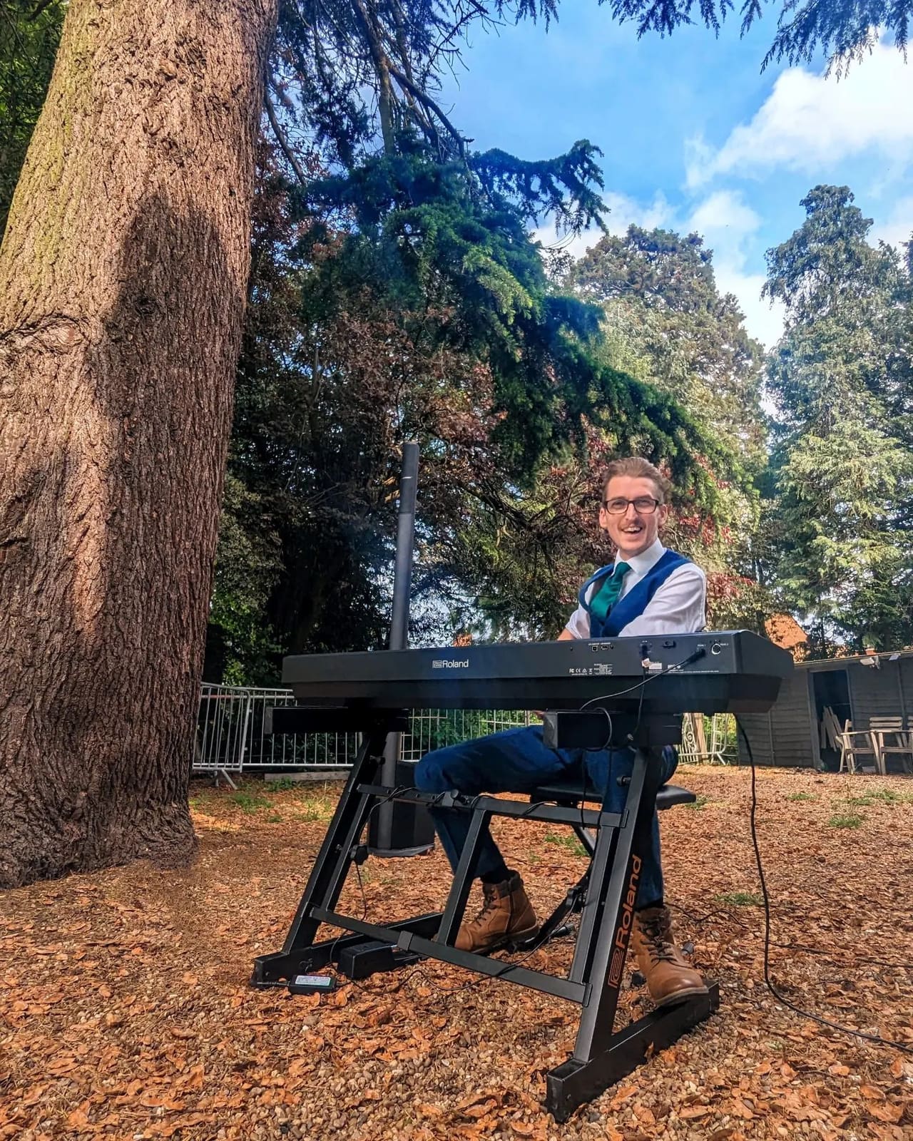 Public piano in East Lindsey, England, United Kingdom