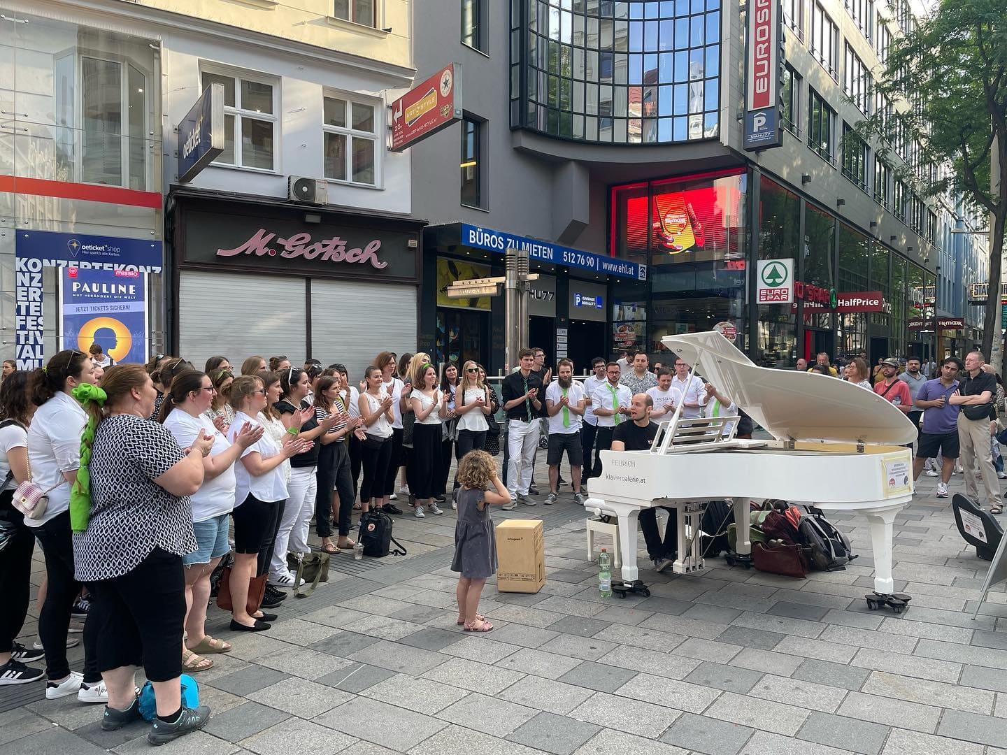 Public piano in Vienna, Austria