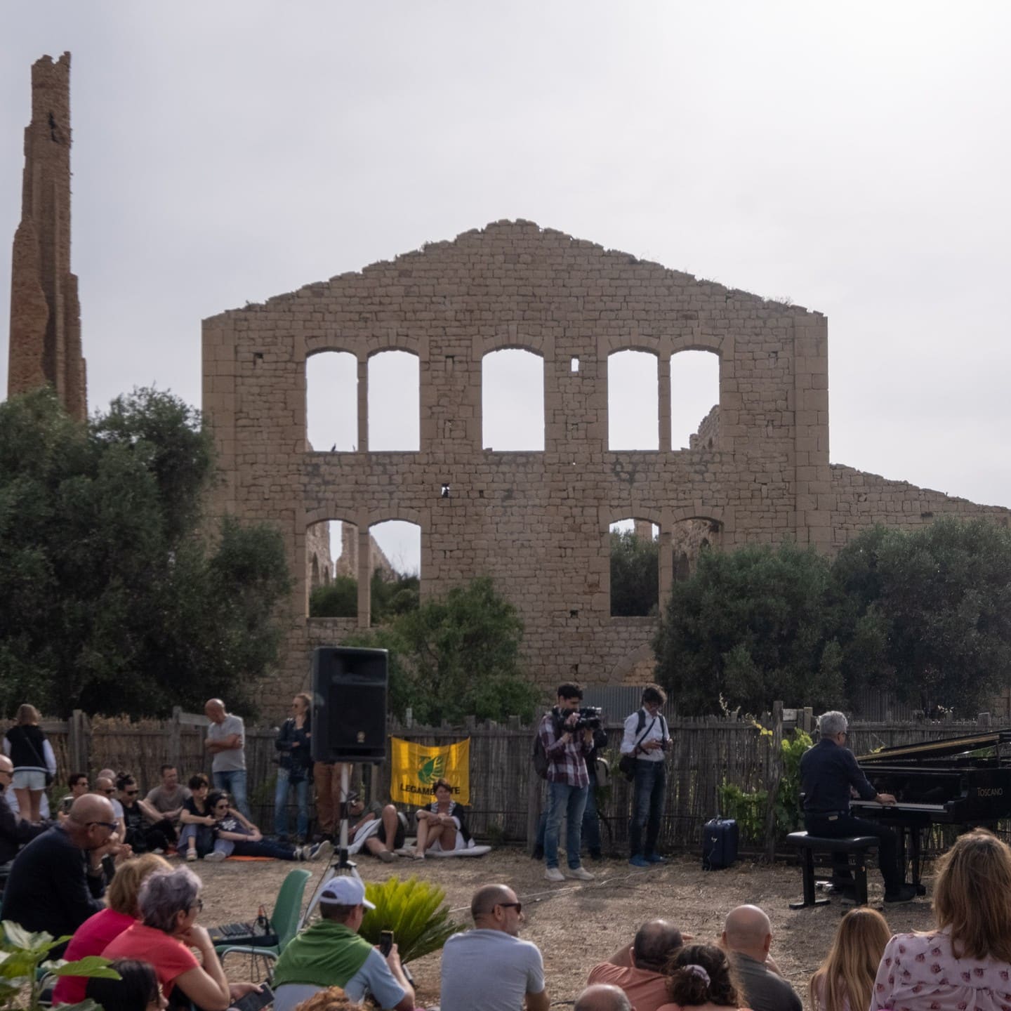 Public piano in Ragusa, Sicily, Italy