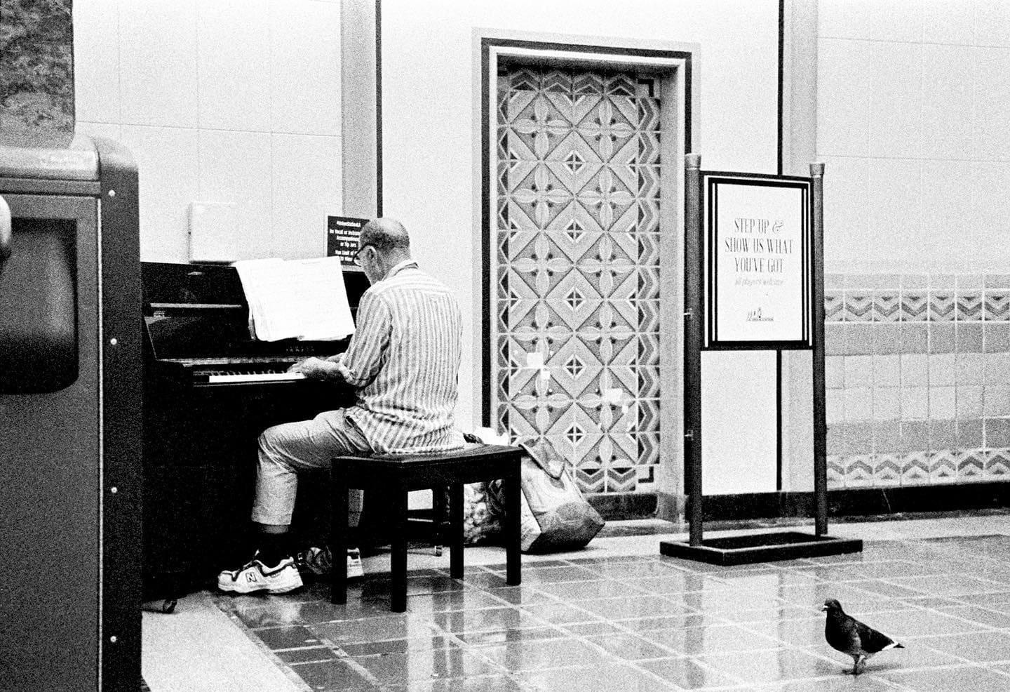 Public piano in Los Angeles, California, United States