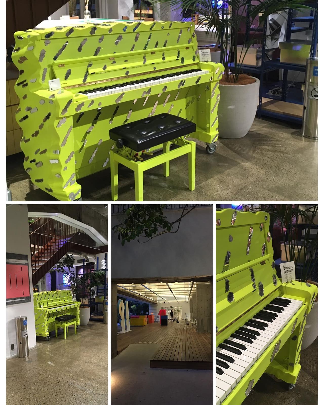 Public piano in Minato, Japan