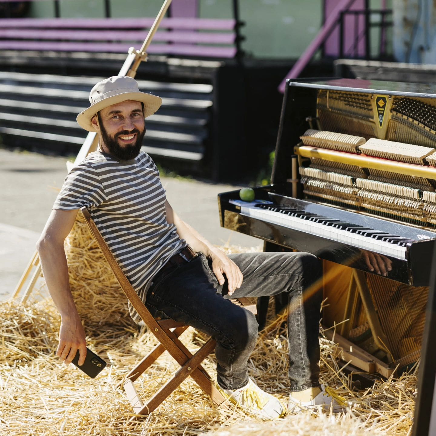 Public piano in Kyiv, Ukraine